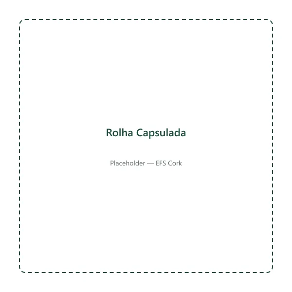 Rolha Capsulada de cortiça EFS Cork (imagem ilustrativa)